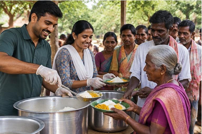Annadanam & Food Distribution